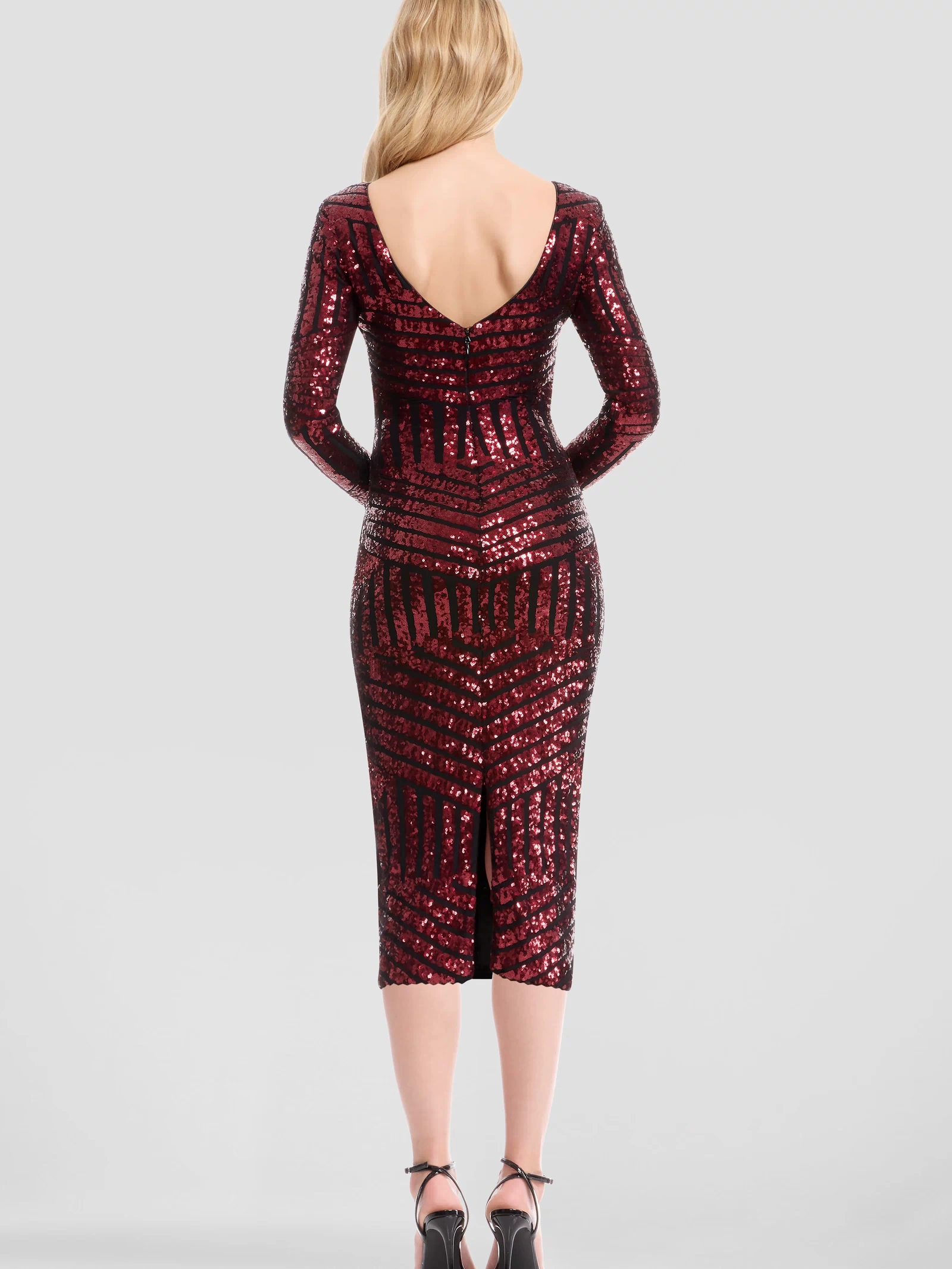 Emery Dress / BLACK/BERRY