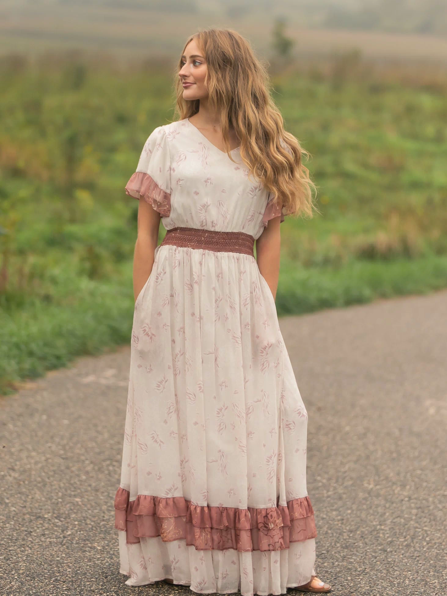 Estelle Floral Maxi Dress IC Dresses