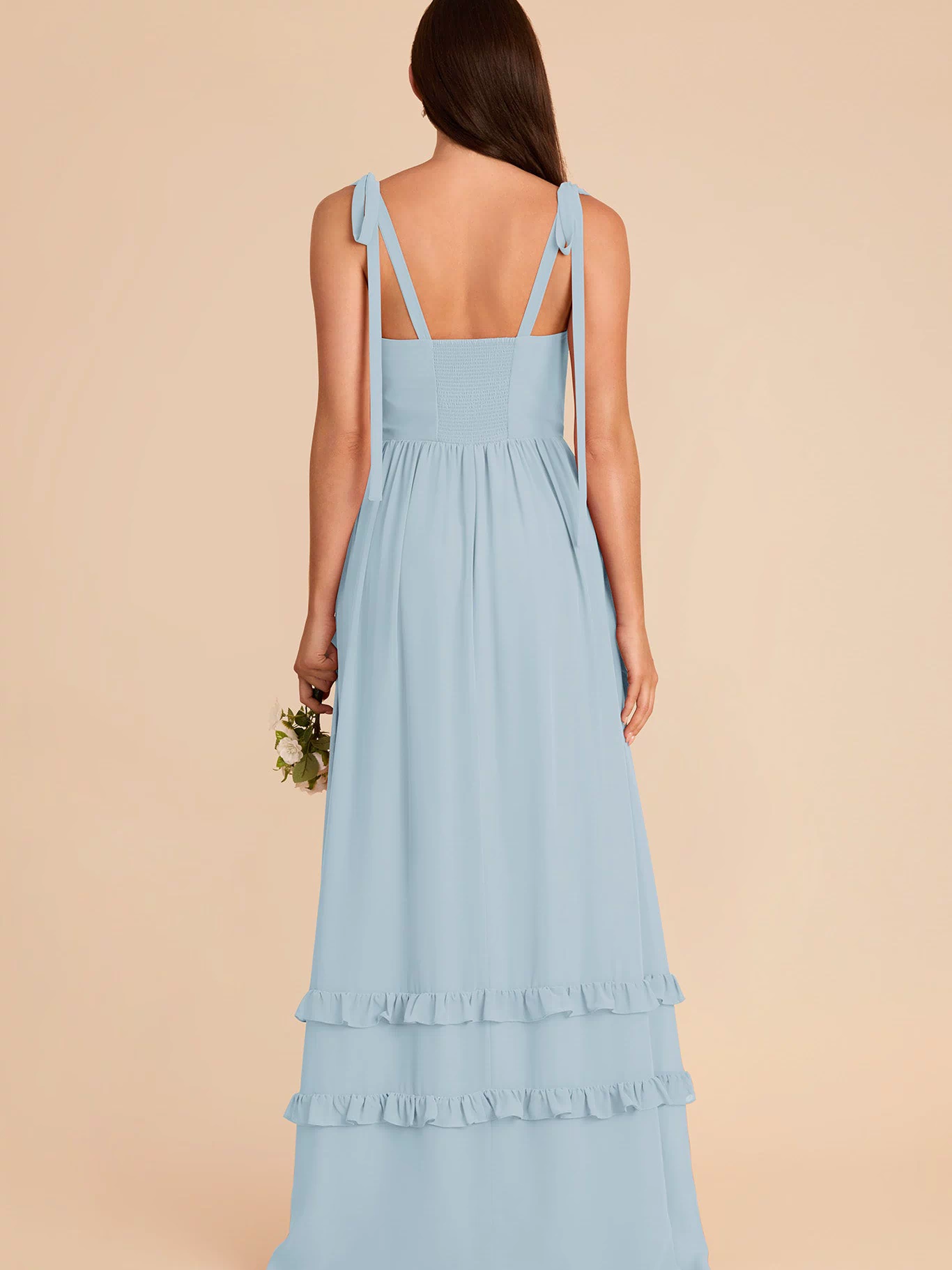Evelyn Chiffon Dress - Sky Blue XXL / SKY BLUE / Rush Production