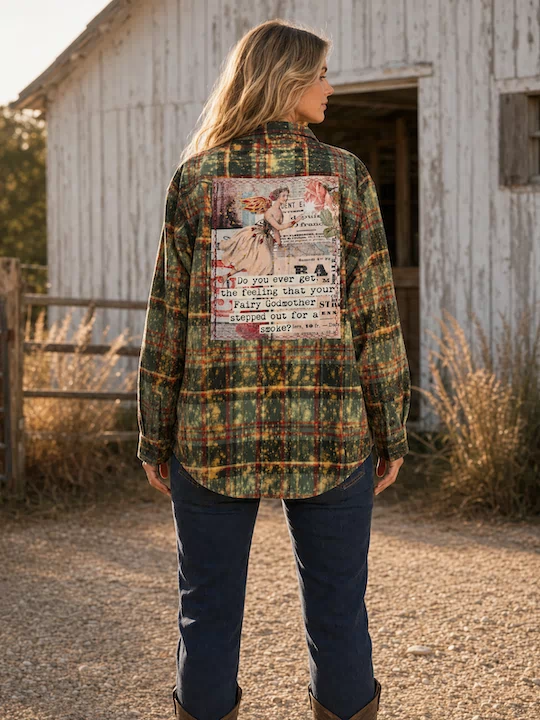 FAIRY GODMOTHER Art Flannel