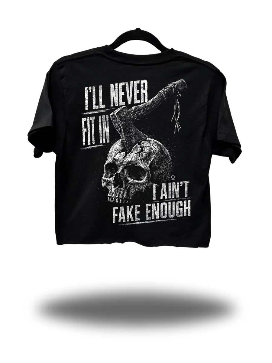 FAKE ENOUGH CROP TOP