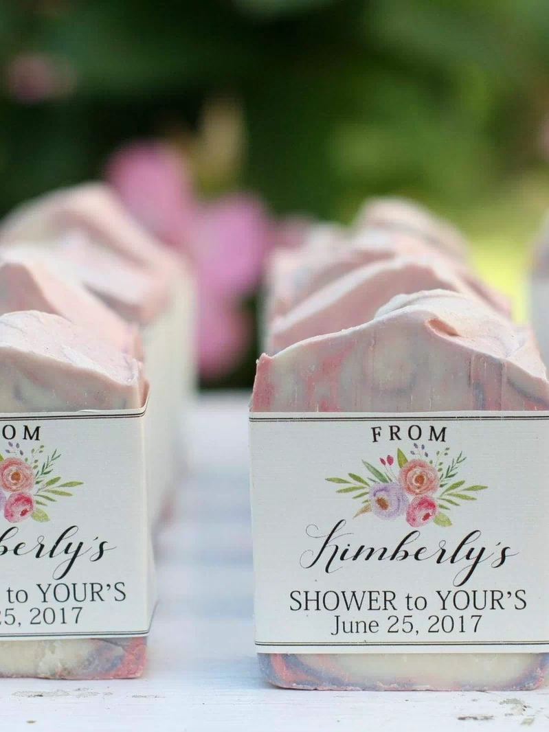 BeeLovelyBotanicals Floral Bridal Shower Soap Favors || FULL SIZE