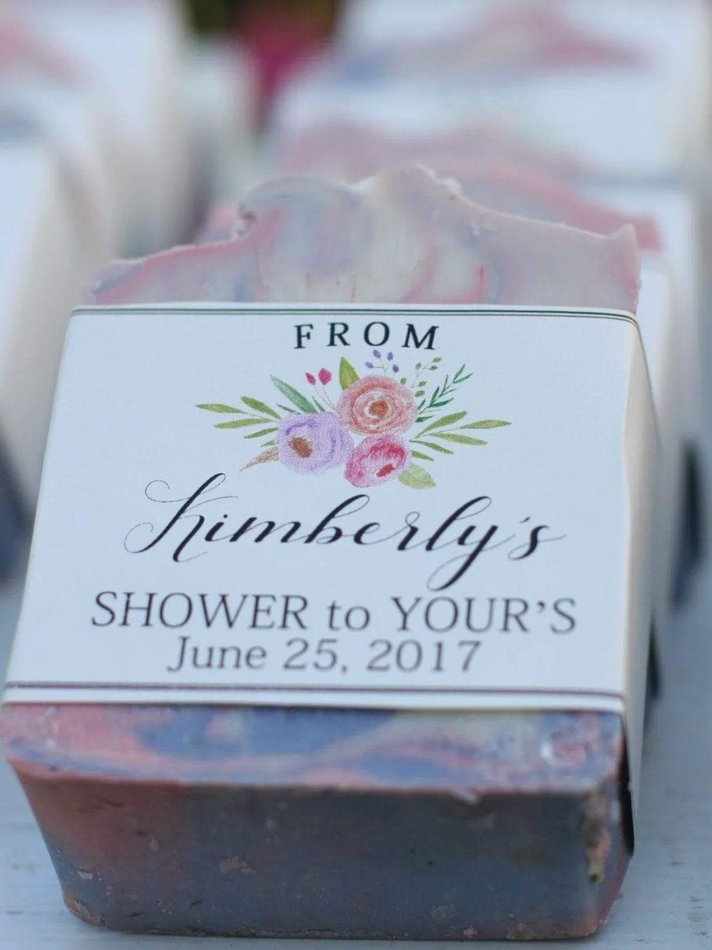 BeeLovelyBotanicals Floral Bridal Shower Soap Favors || FULL SIZE