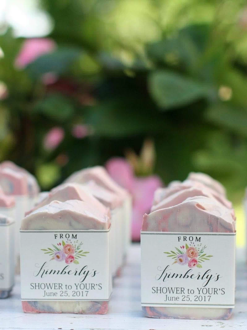 BeeLovelyBotanicals Floral Bridal Shower Soap Favors || FULL SIZE