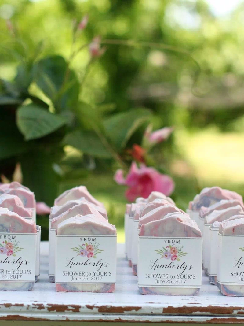 BeeLovelyBotanicals Floral Bridal Shower Soap Favors || FULL SIZE