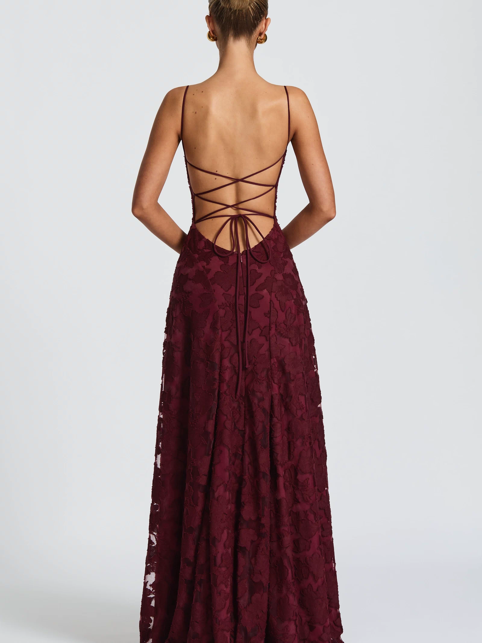 Francis Maxi Dress - Cherry Lacquer Dress Babyboo Fashion Premium Exclusive Design