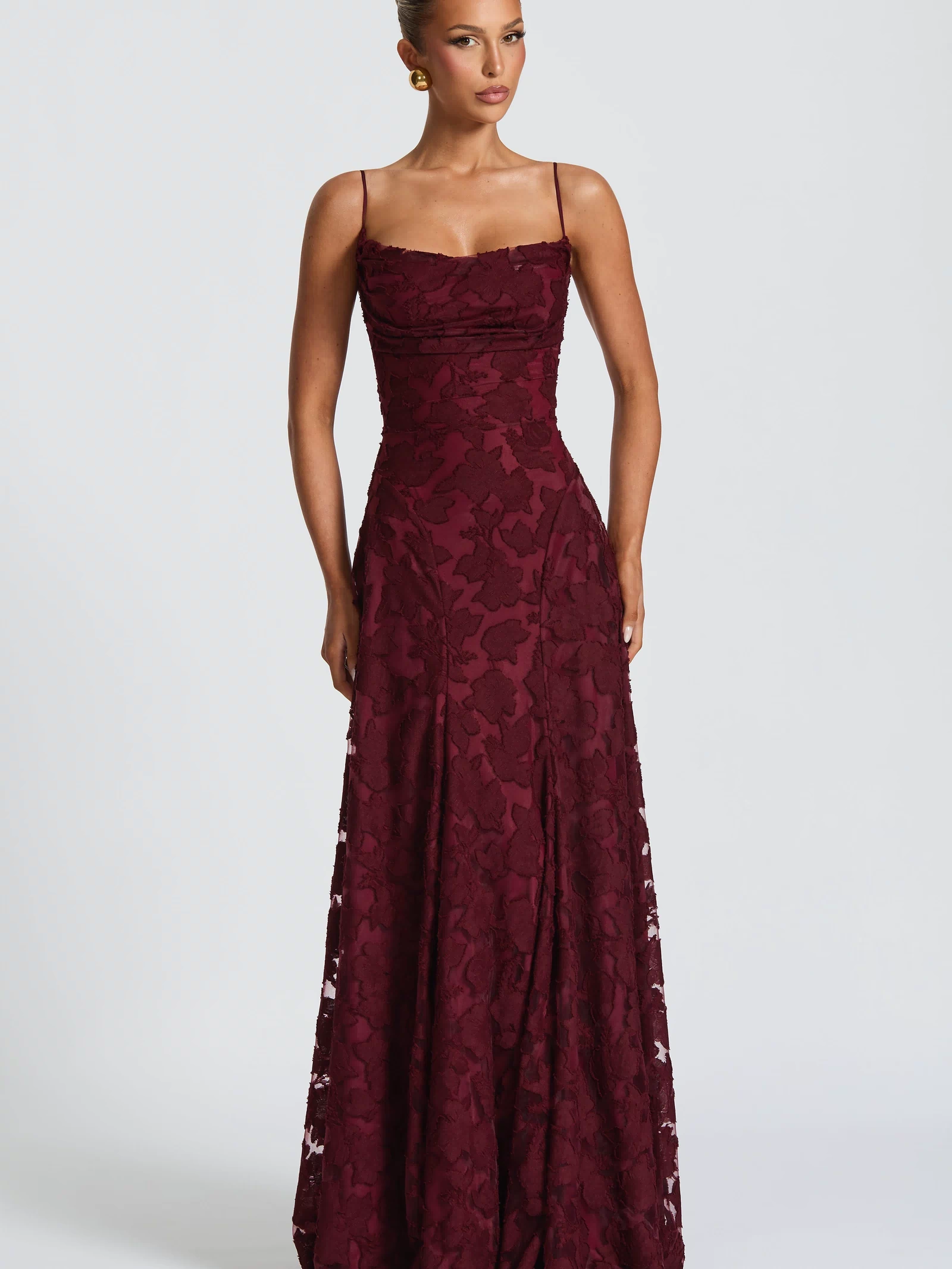 Francis Maxi Dress - Cherry Lacquer Dress Babyboo Fashion Premium Exclusive Design