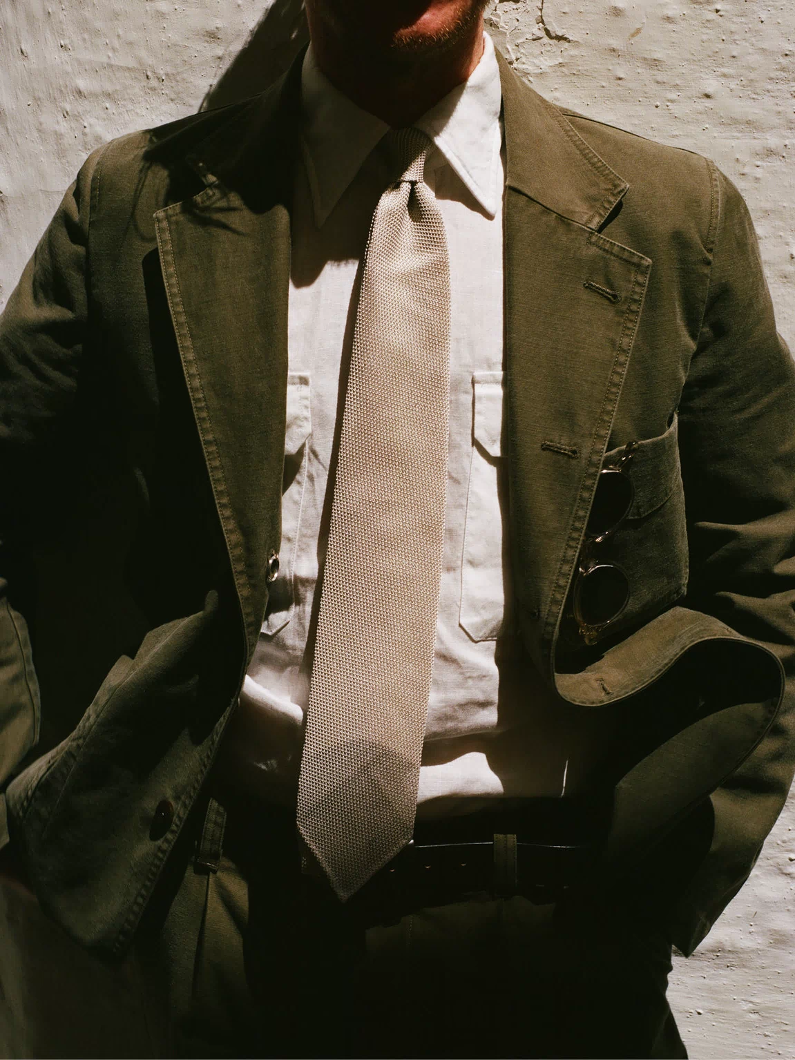 Green Cotton Travel Games Blazer