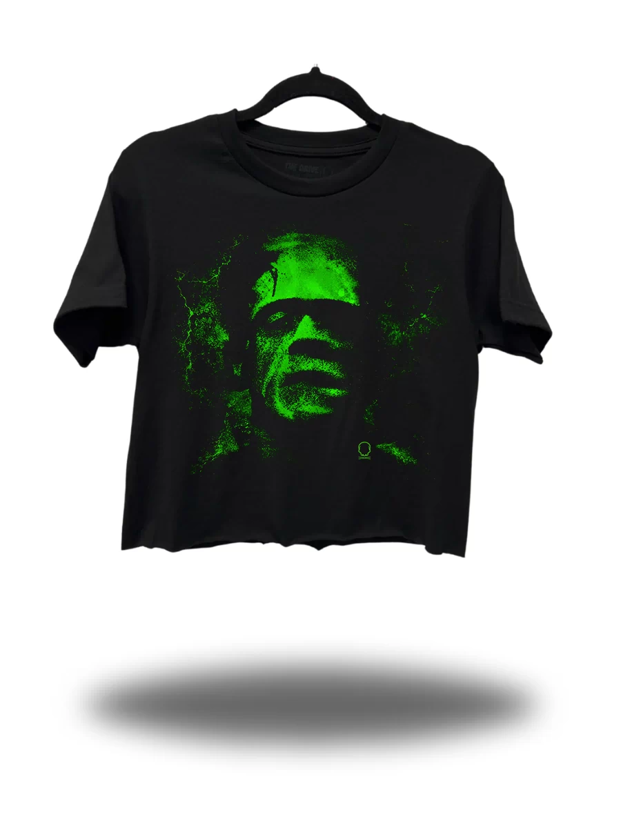 GREEN FRANK CROP TOP