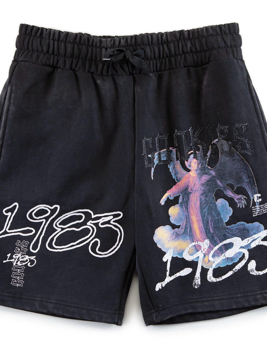 Heaven Or Hell Sinners Fleece Shorts