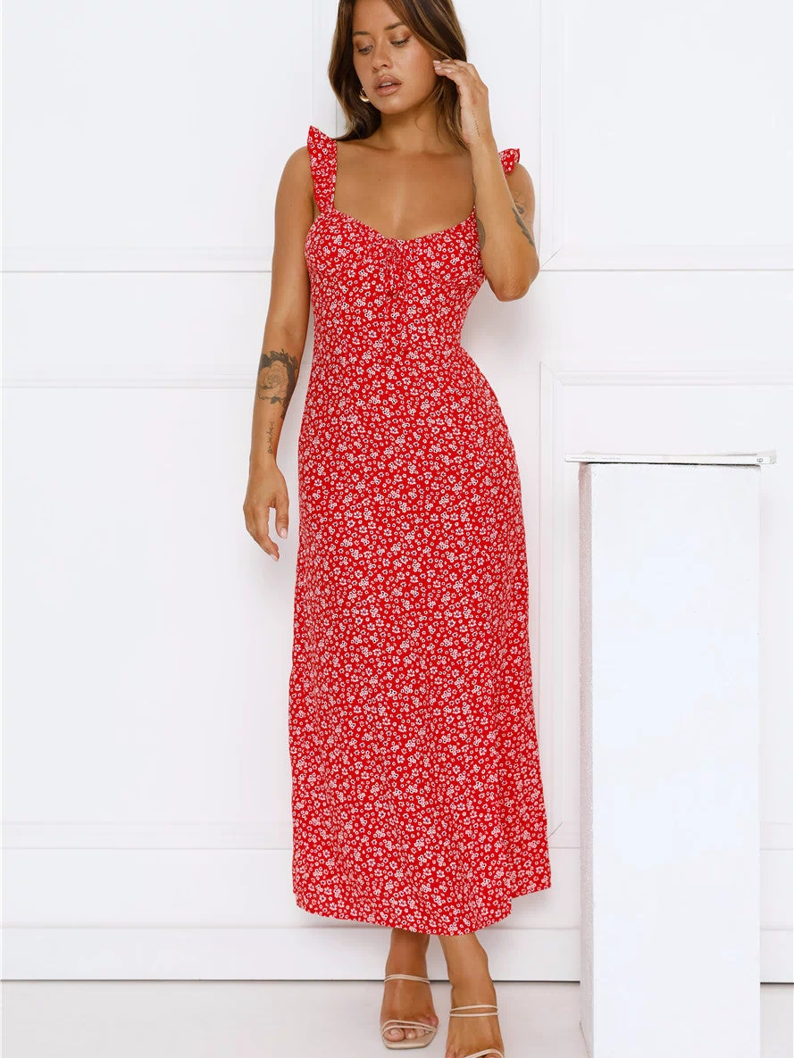 Here To Slay Maxi Dress Red