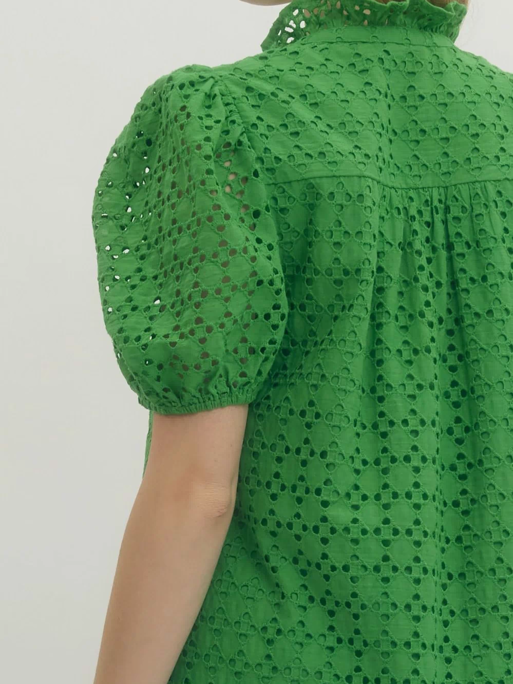 Holland Puff Sleeve Midi Dress