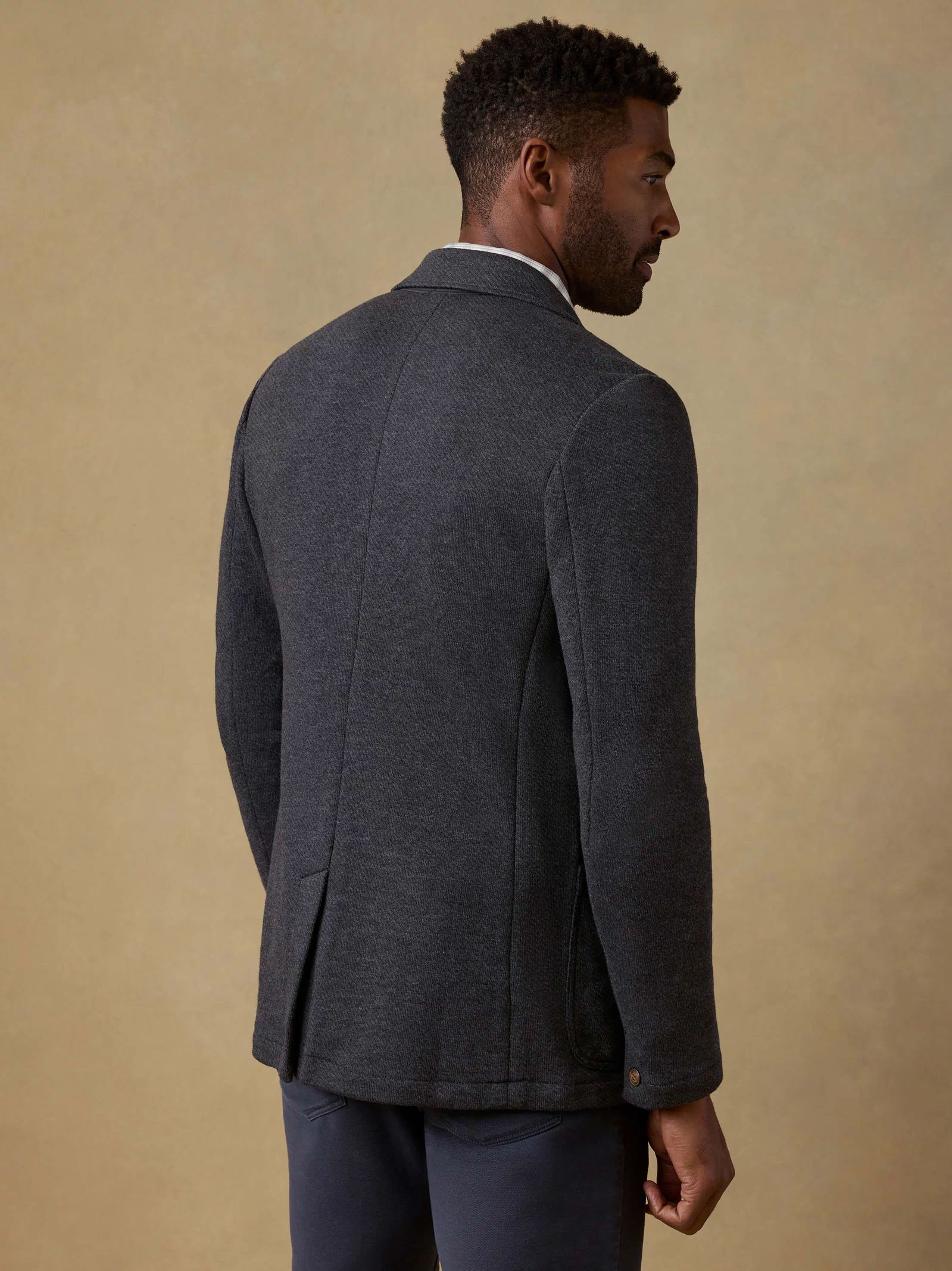  | Inlet Knit Blazer (Short) - Black Sky Melange | Faherty Brand