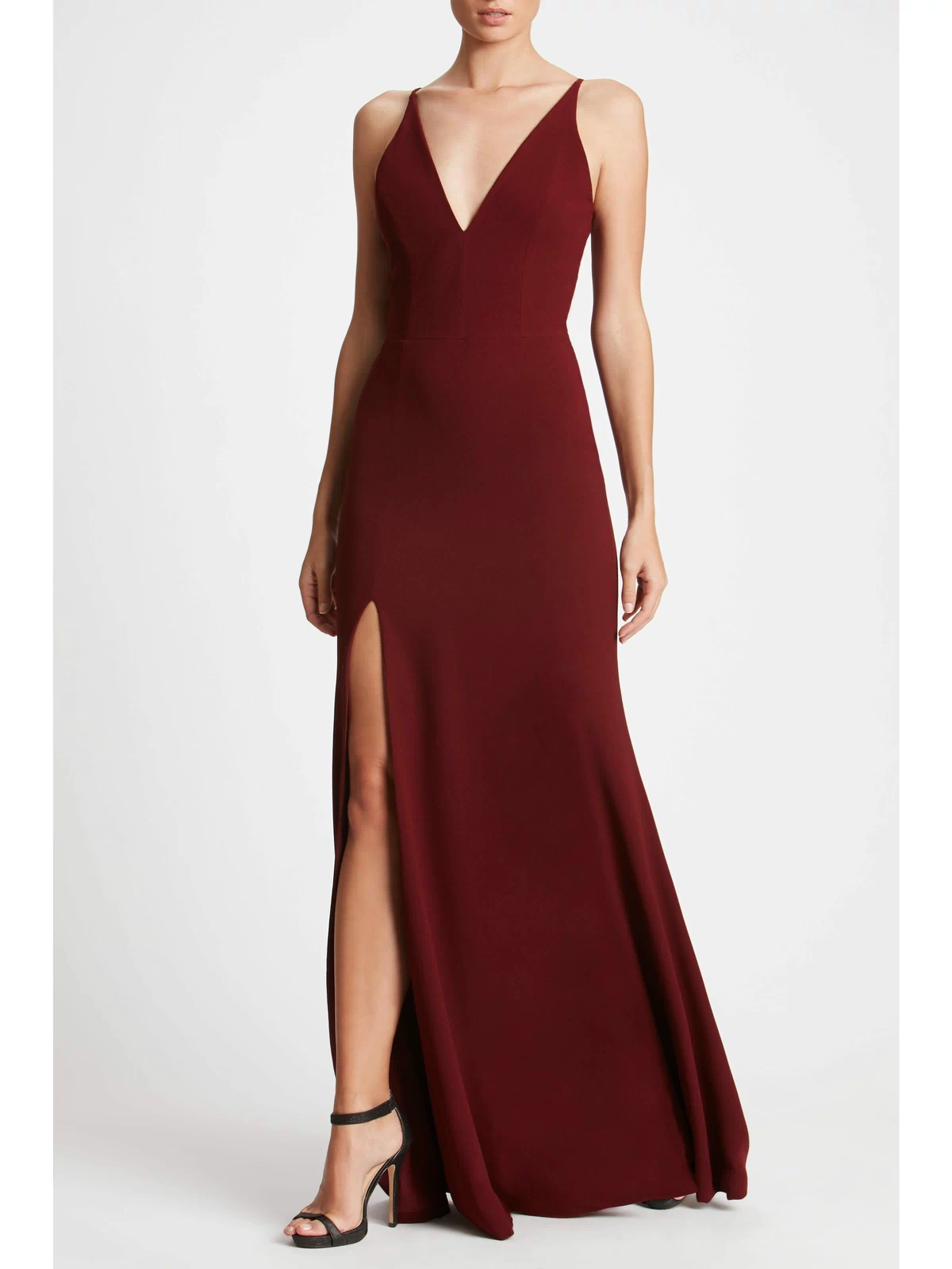 Iris Gown / BURGUNDY