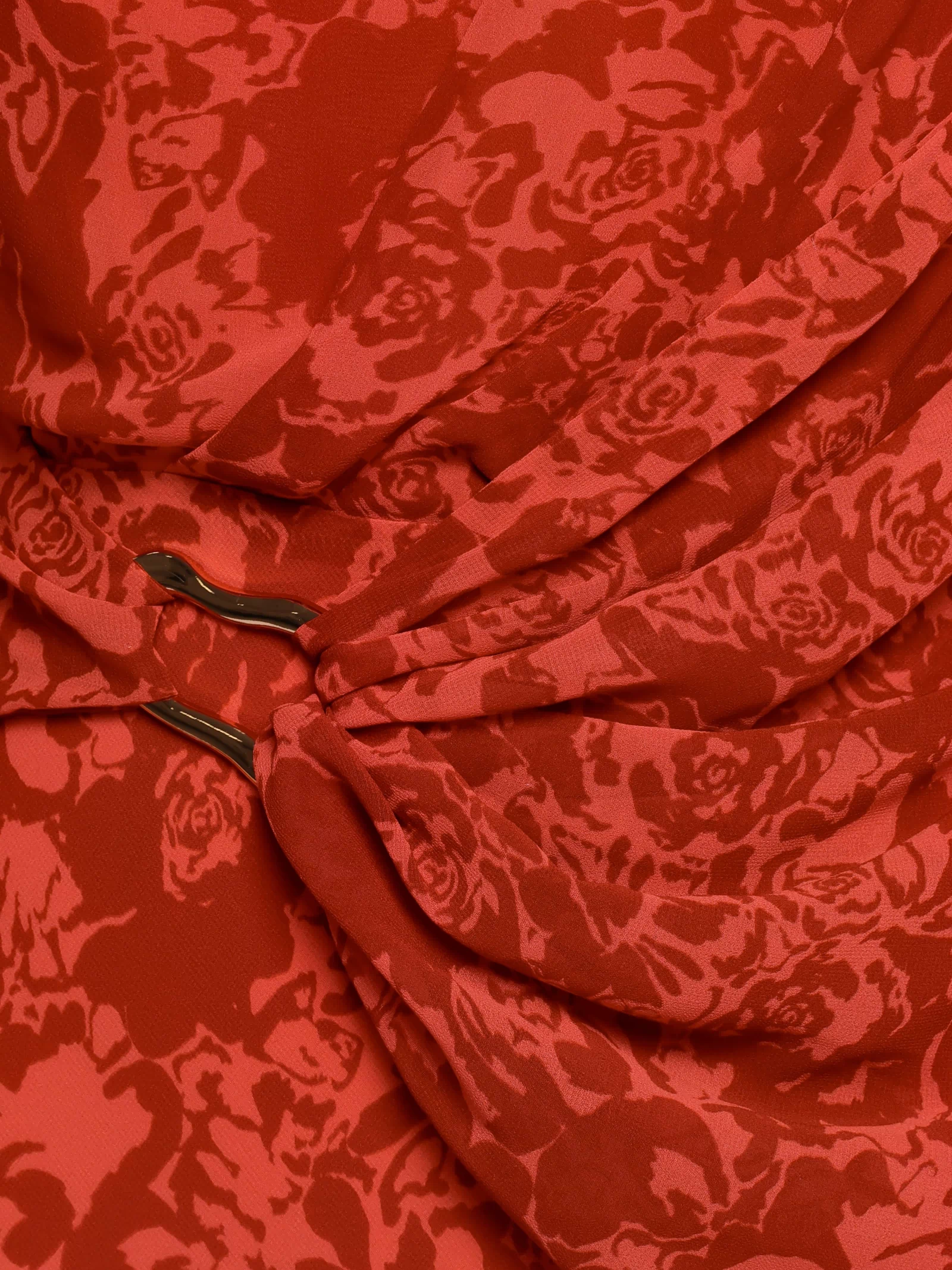 Petal and Pup USA DRESSES Isabeau Midi Dress - Red Roses