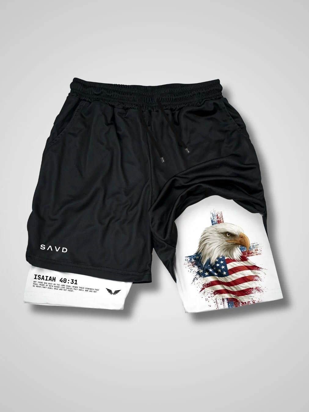 Isaiah 40:31 Vision Youth Performance Shorts