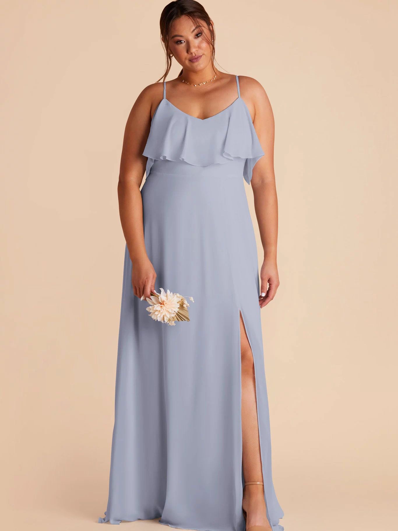 Dusty Blue Jane Convertible Dress by Birdy Grey