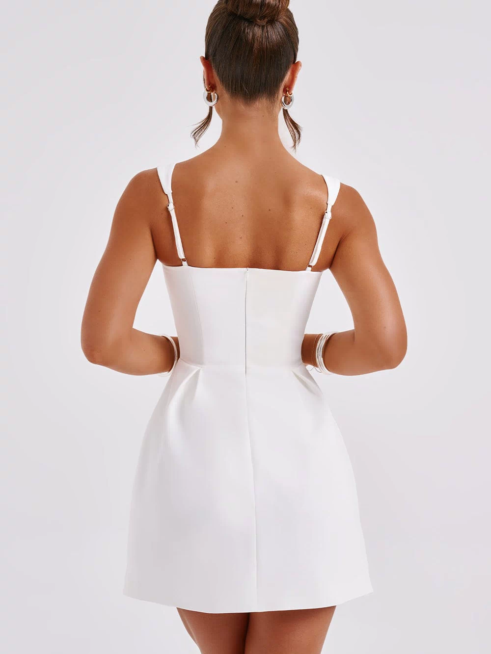 Janiyah Mini Dress - Ivory Dress Babyboo Fashion Premium Exclusive Design