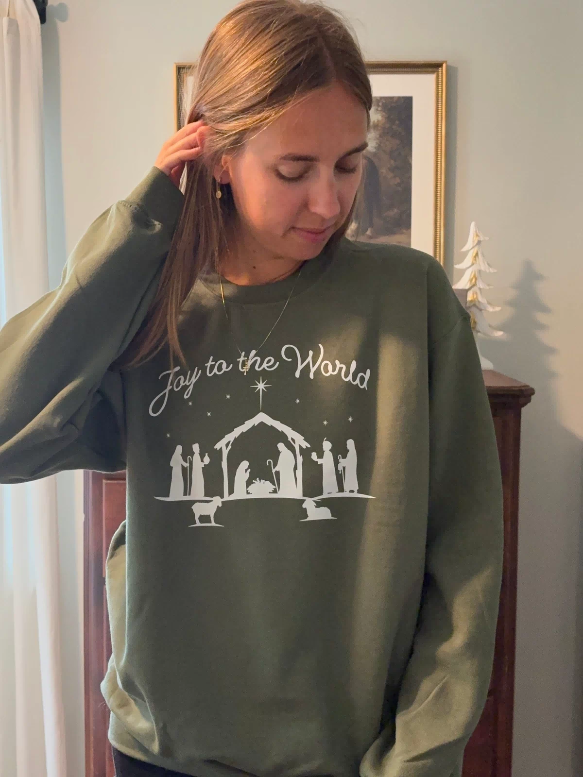 Joy To The World Nativity Scene