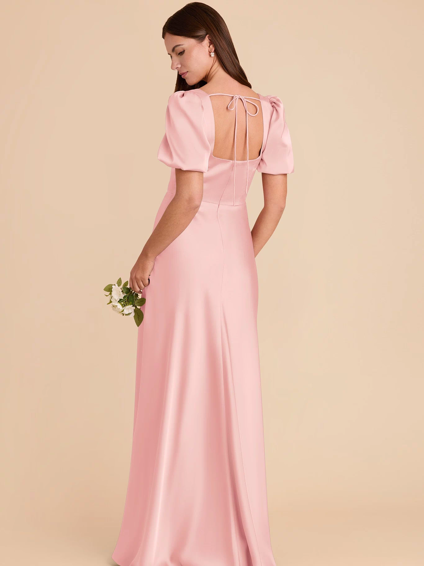 Judy Matte Satin Dress - Fondant Pink XXL / FONDANT PINK / Rush Production