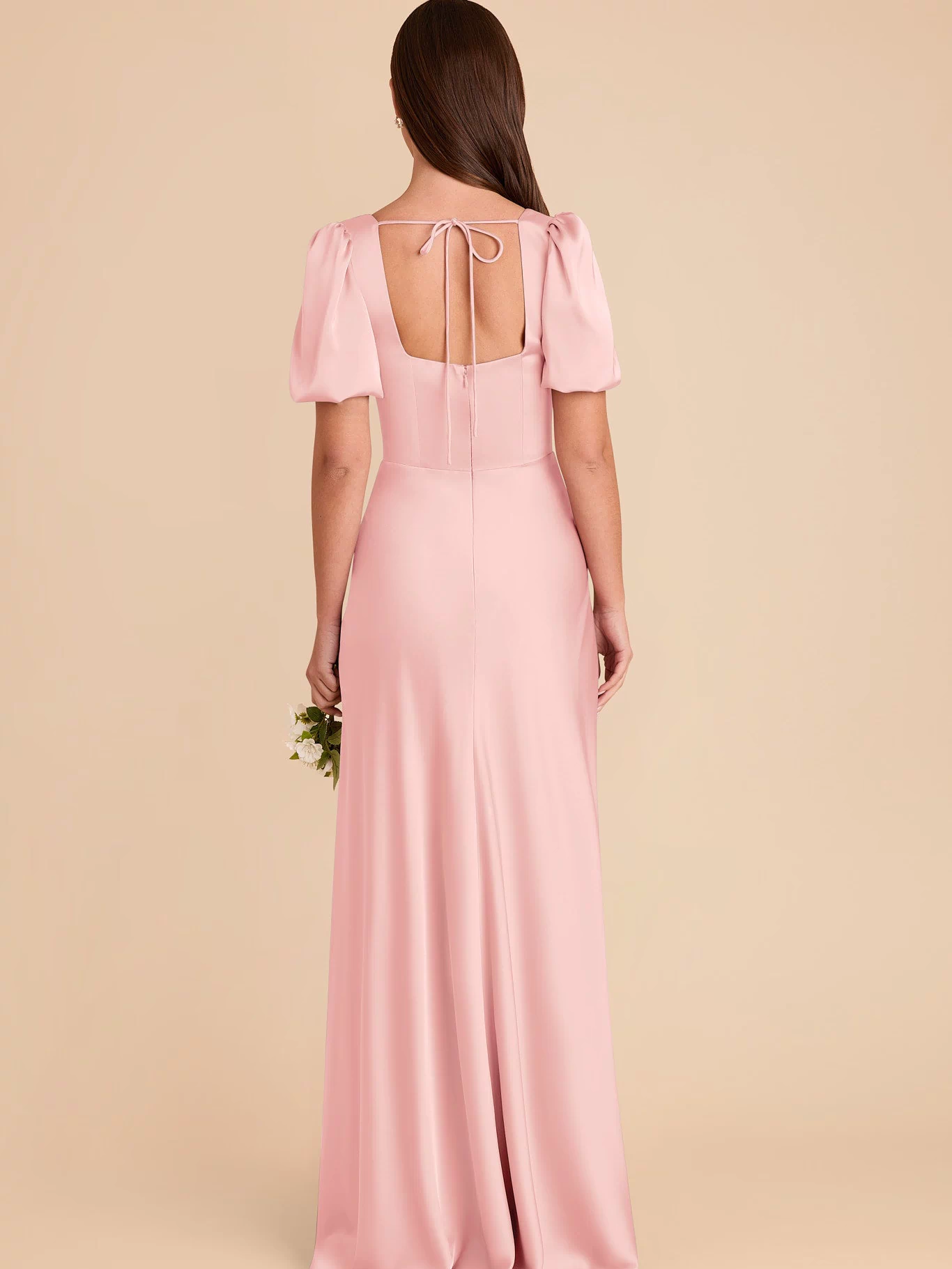 Judy Matte Satin Dress - Fondant Pink XXL / FONDANT PINK / Rush Production