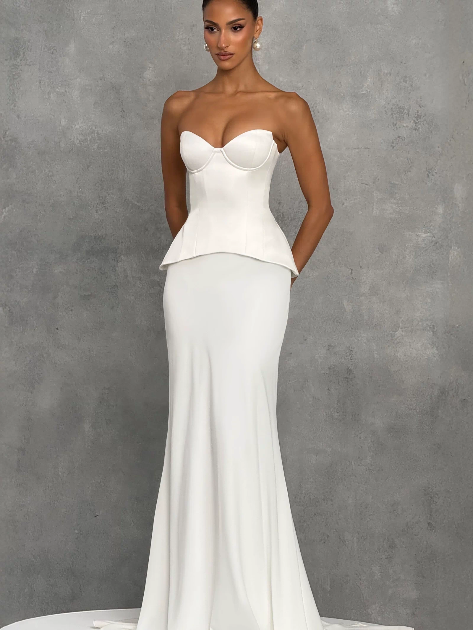 Kaia Maxi Skirt - Ivory Skirt Babyboo Fashion Premium Exclusive Design