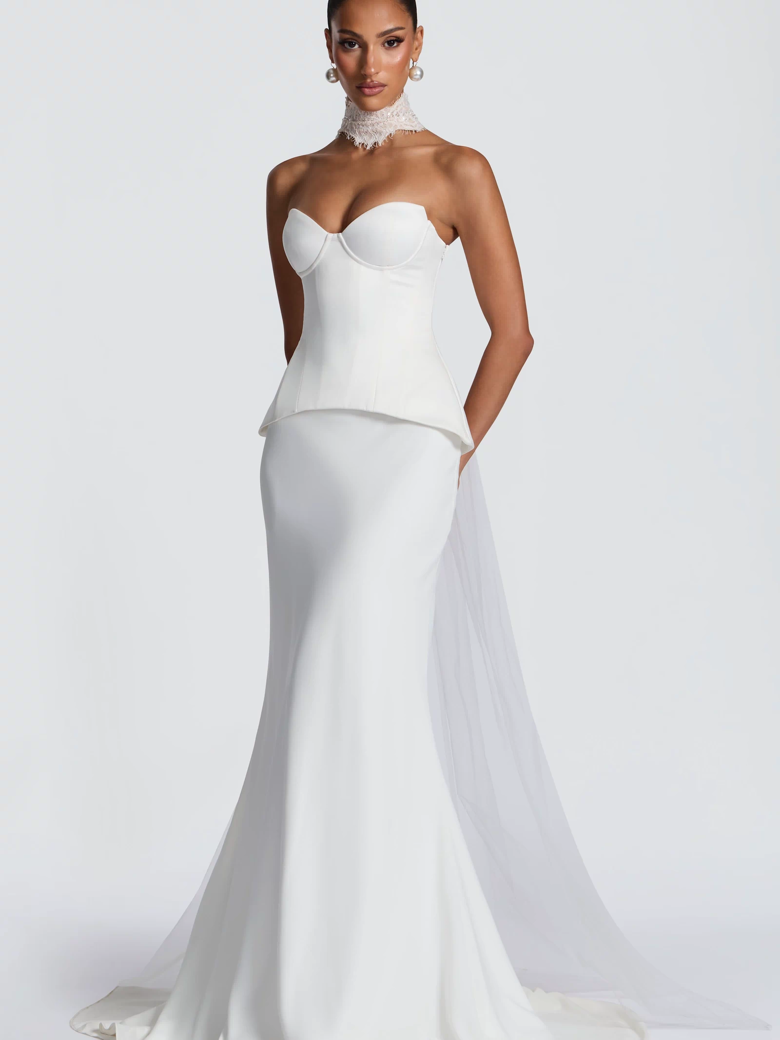 Kaia Maxi Skirt - Ivory Skirt Babyboo Fashion Premium Exclusive Design