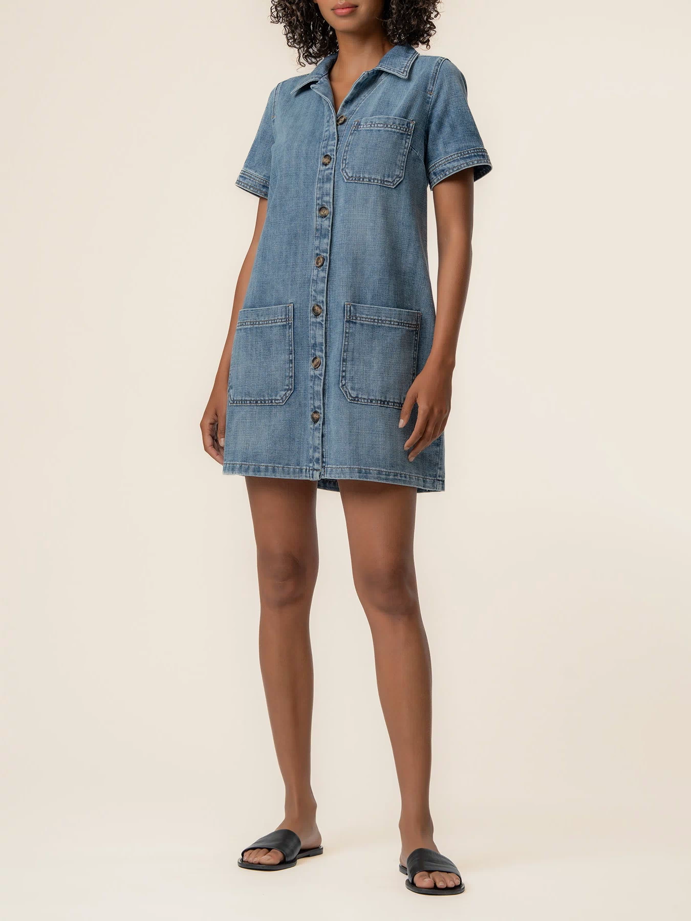 Parker Denim Dress, Exclusive in Unfailing Wash