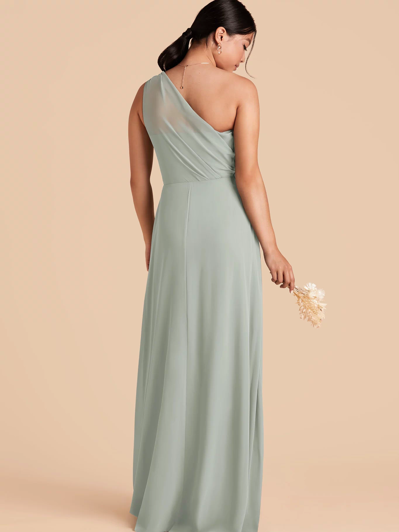 Sage Kira Chiffon Dress by BIrdy Grey