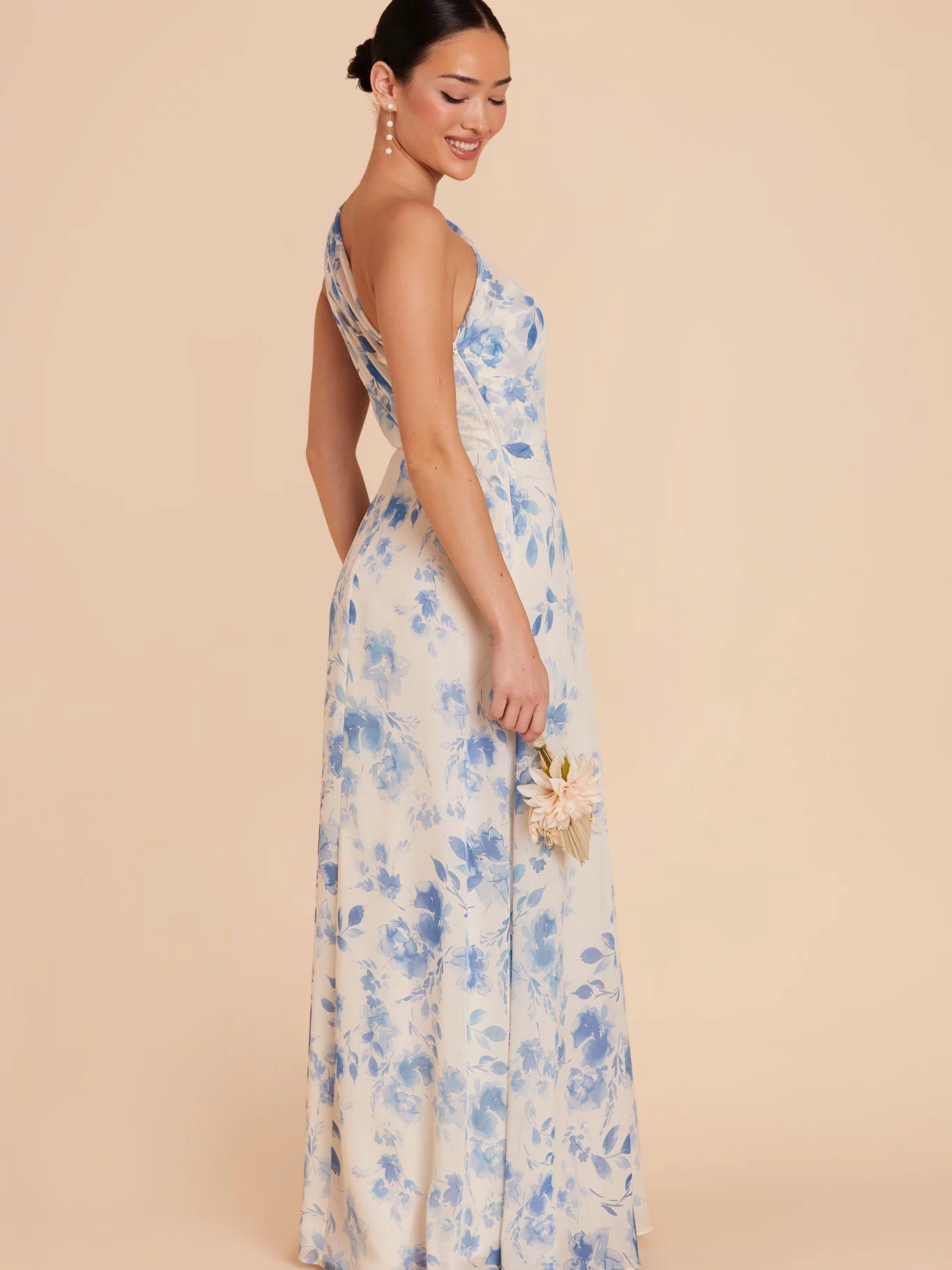 Blue Rococo Floral Kira Dress by Birdy Grey