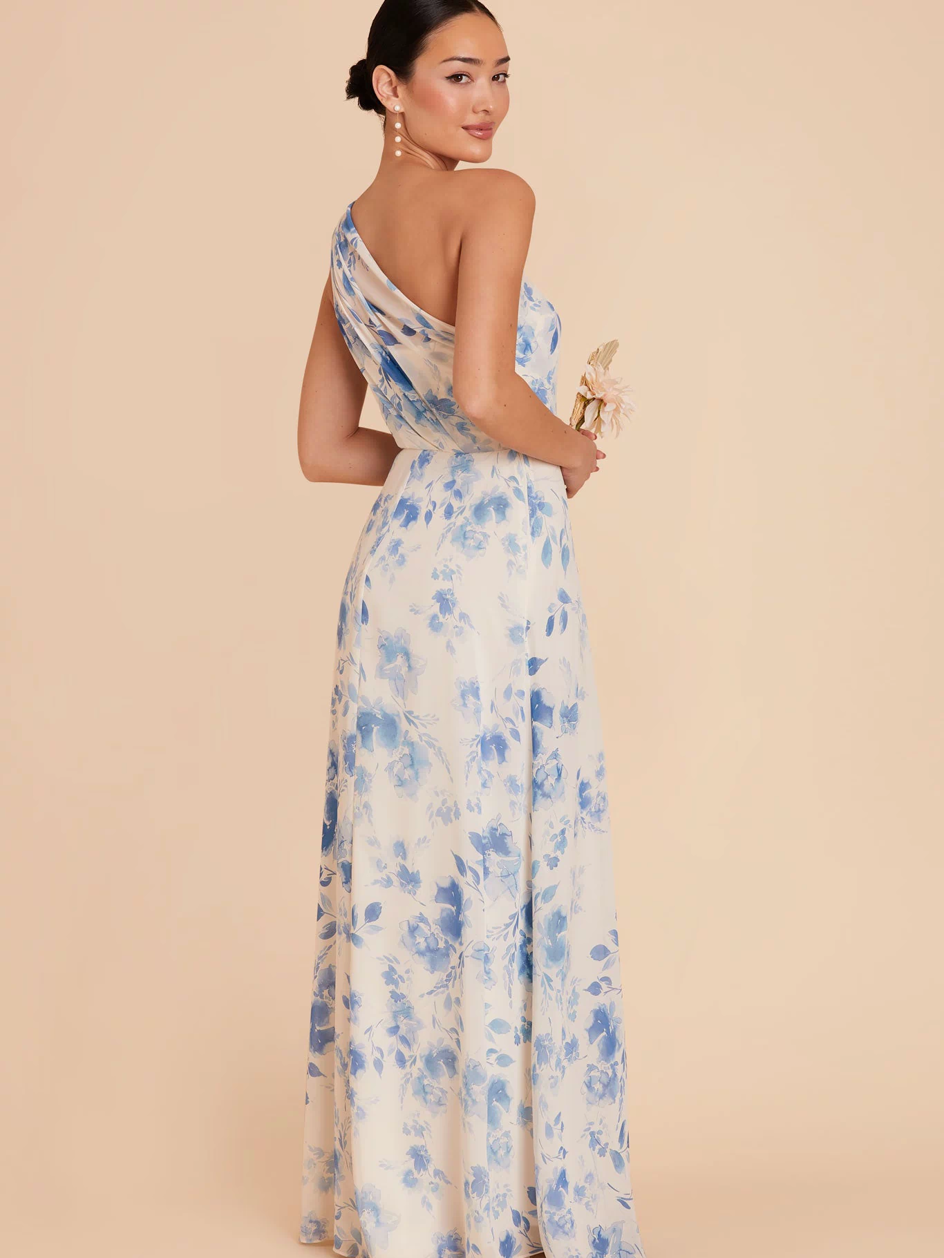 Blue Rococo Floral Kira Dress by Birdy Grey