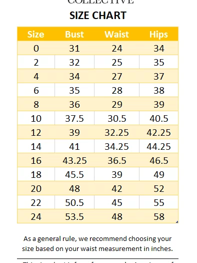 Ladivine Size Chart #0