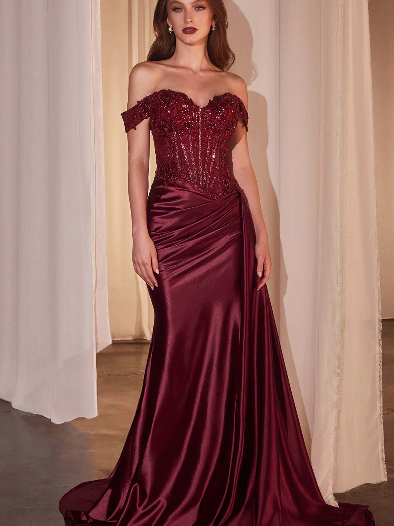 LaDivine CD803 Burgundy