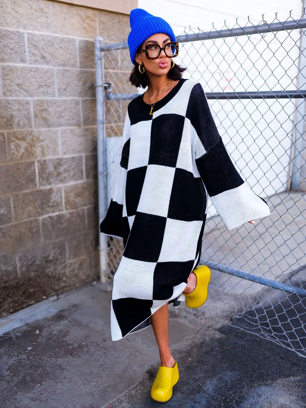 Literally Limitless Oversized Knit Dress