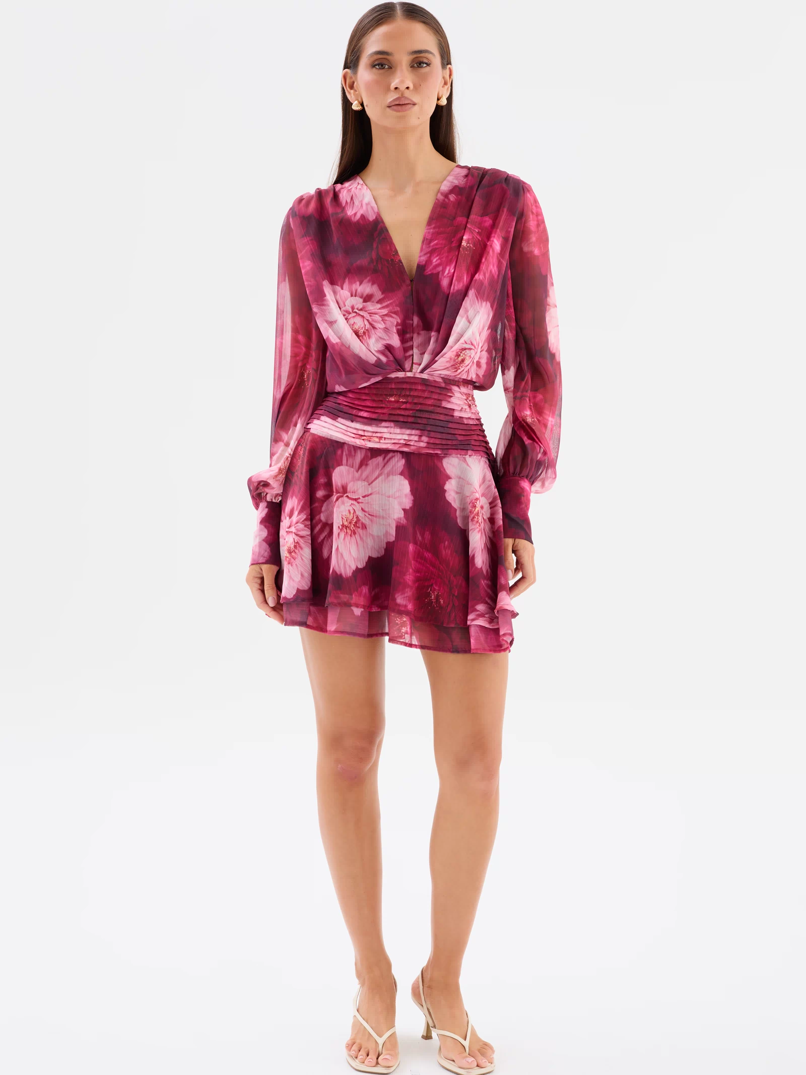 Lanarah Mini Dress - Ruby Dahlia
