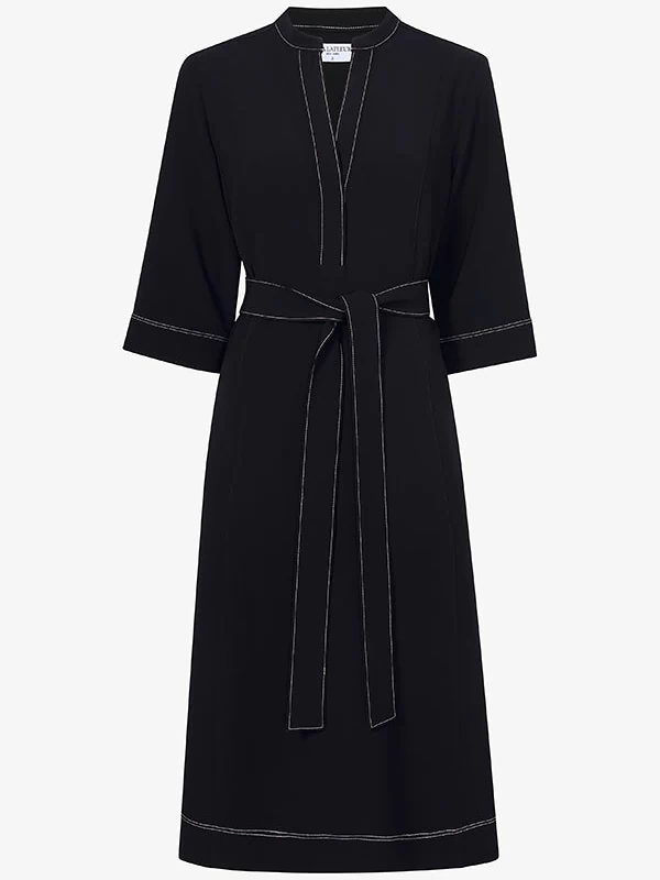 packshot image of the lauleh dress in black | Exclude | Still
