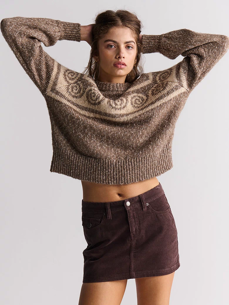 Lauren Cord Mini Skirt