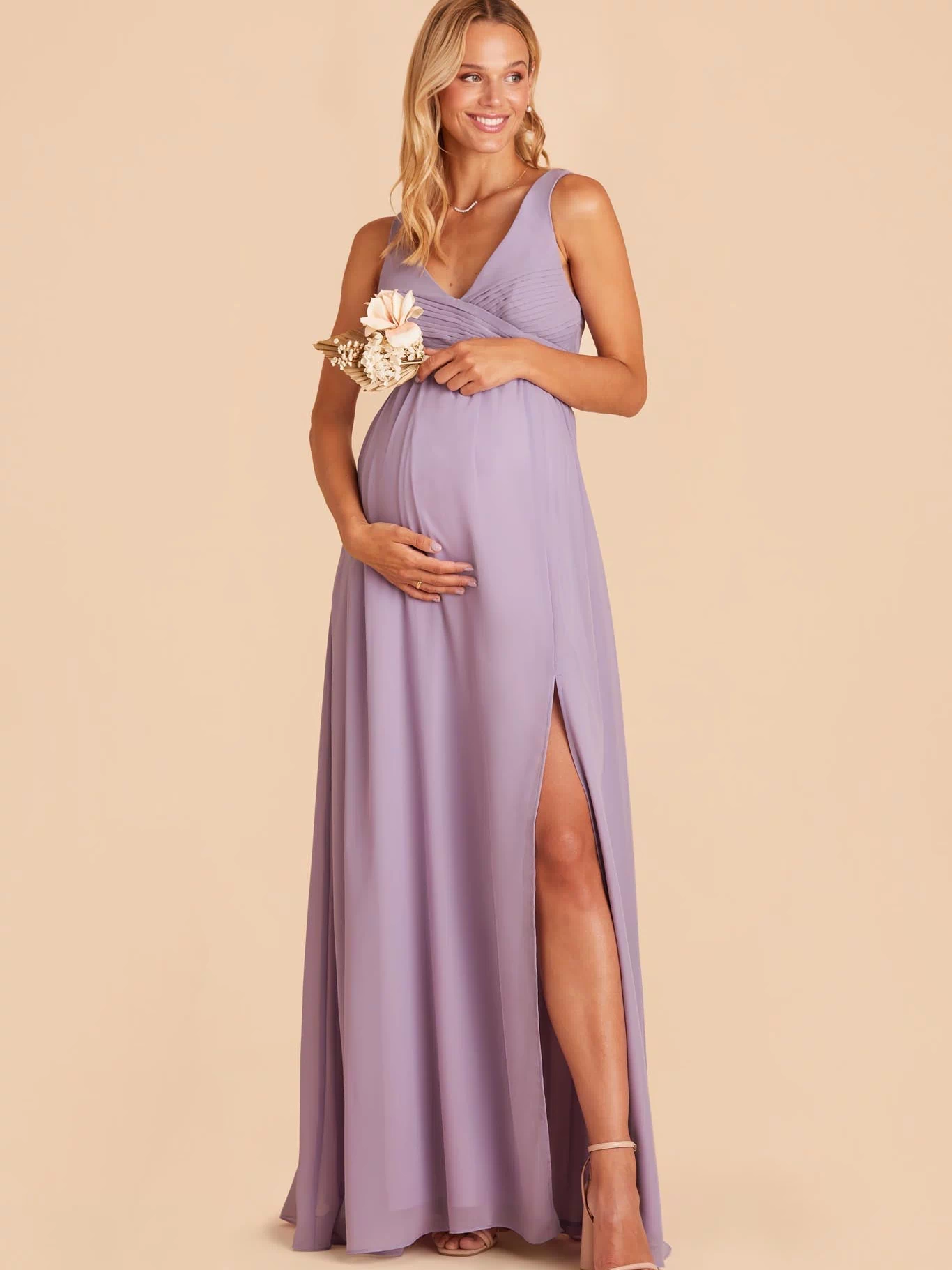 Lavender Laurie Empire Dress by Birdy Grey