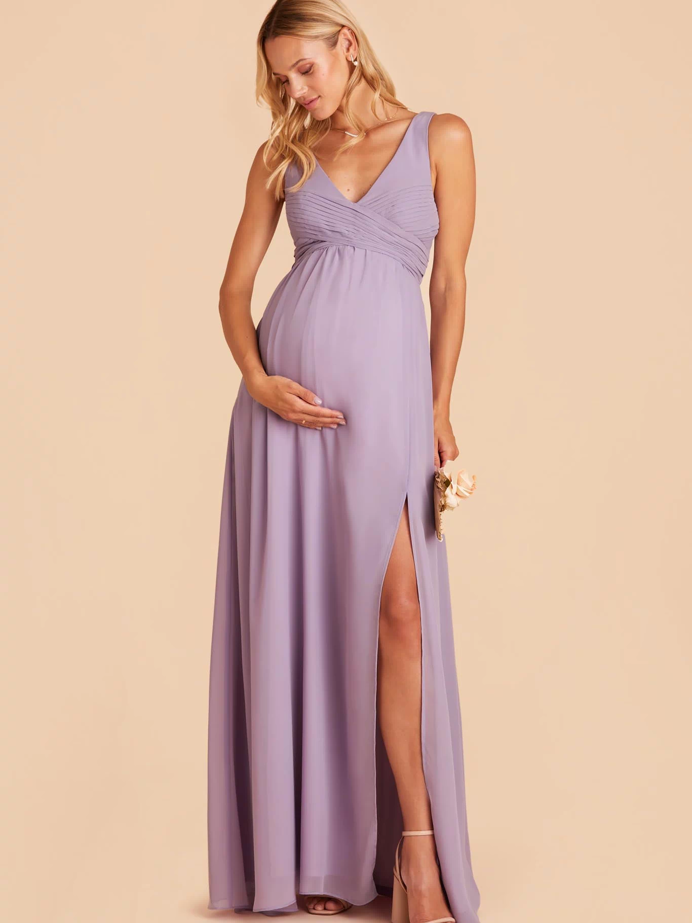 Lavender Laurie Empire Dress by Birdy Grey