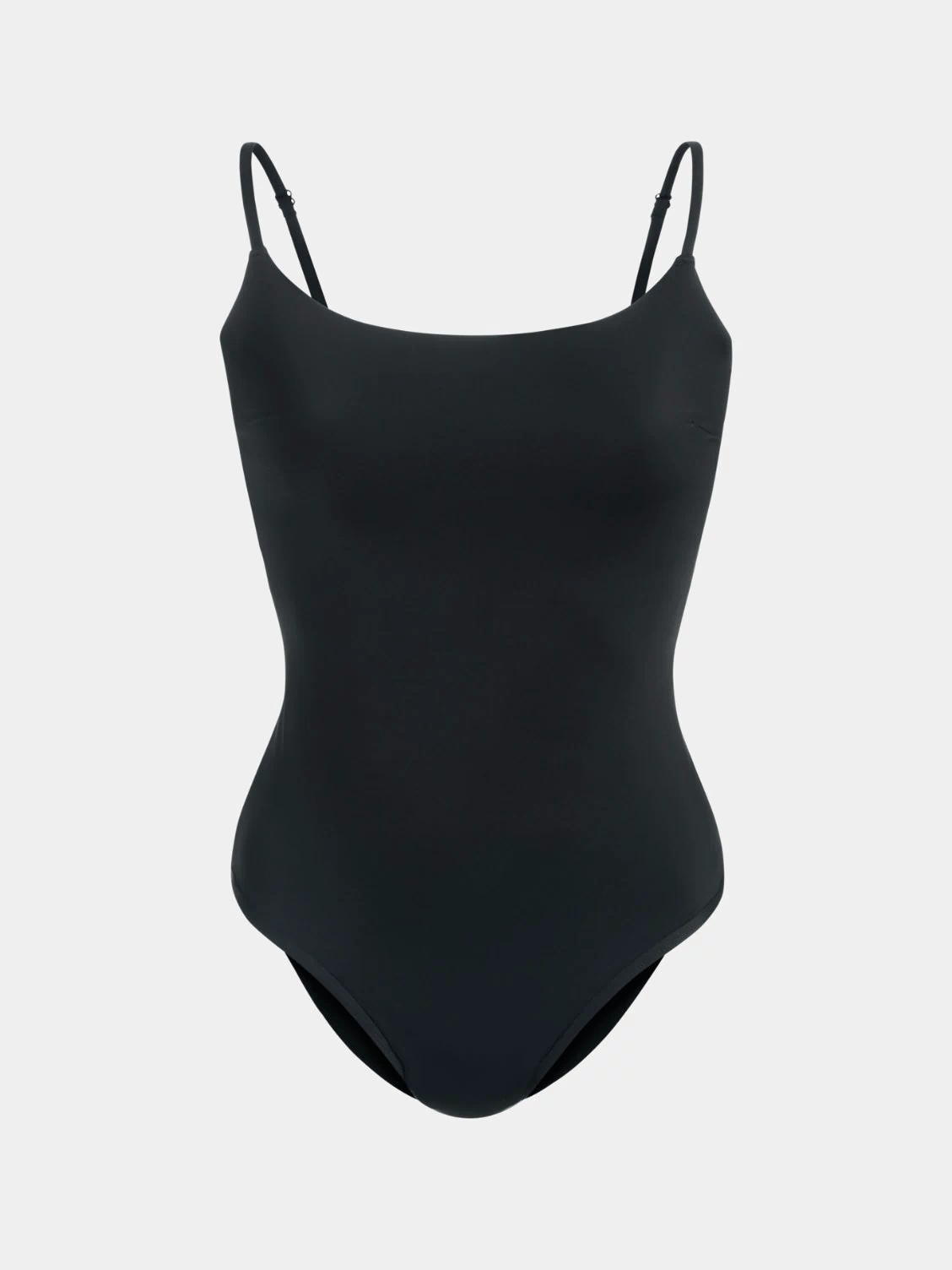 | Leakproof Sculpt Classic One Piece Swimsuit shown front-facing against a light gray background | Black