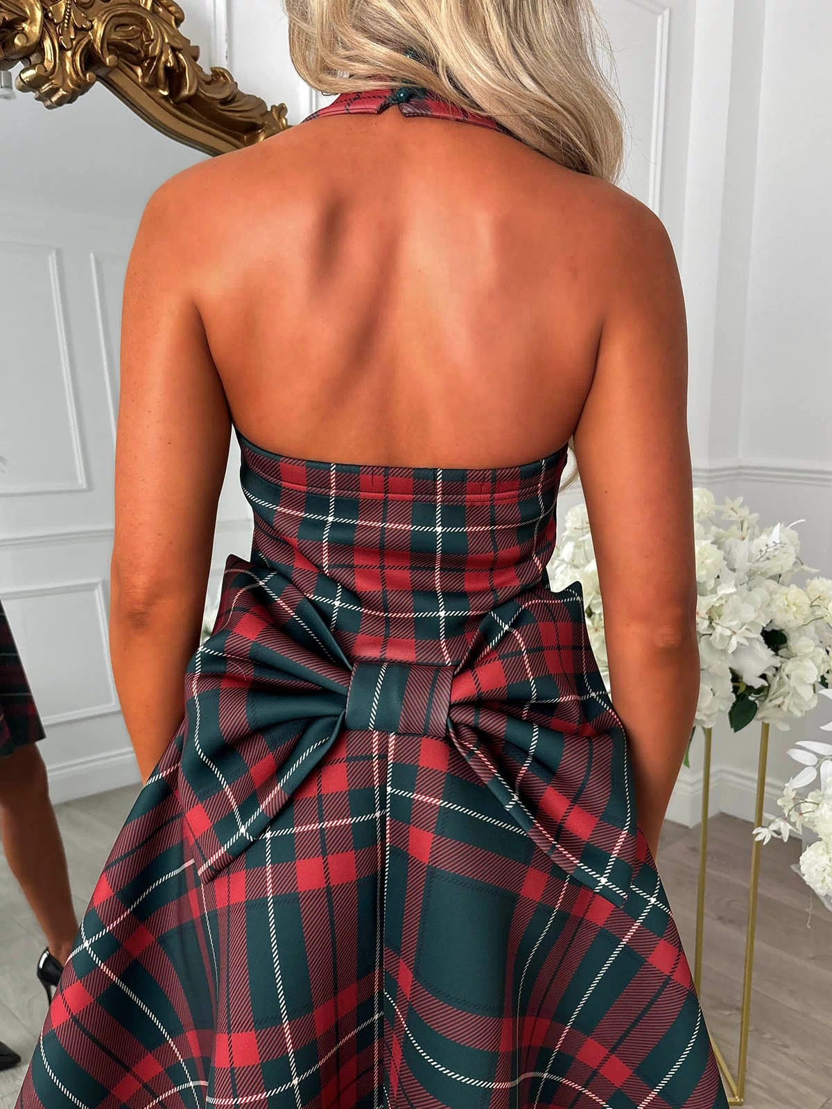 Multi Tan Mini Dress