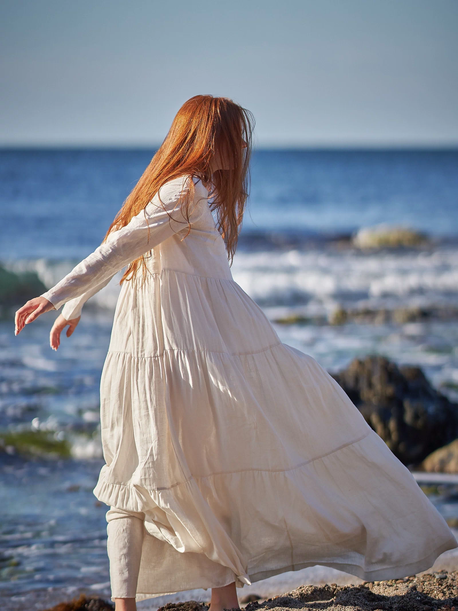 Linen Wedding Dress