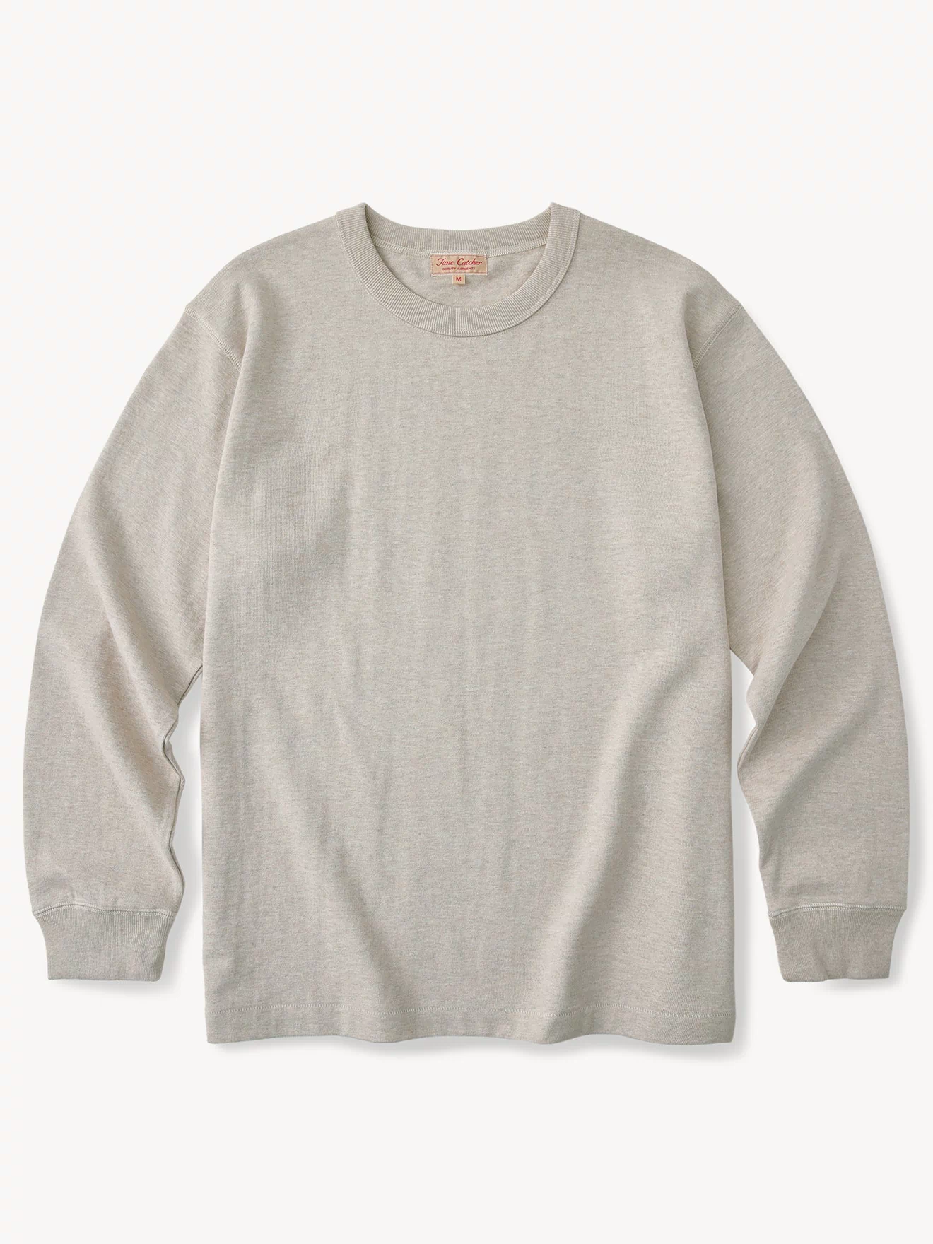 Loopwheel Long Sleeve Cotton T-Shirt