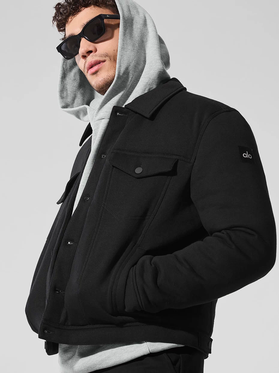 Ease Trucker Jacket - Black