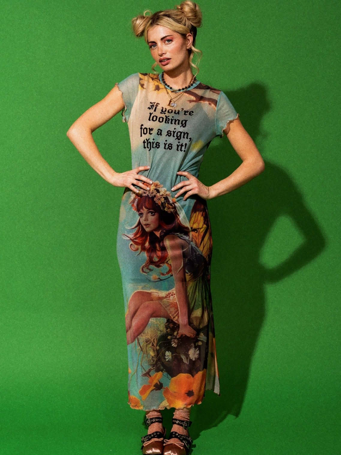 Mad About You Mesh Dress + Slip in Fairy Dust - Dressed in Lala