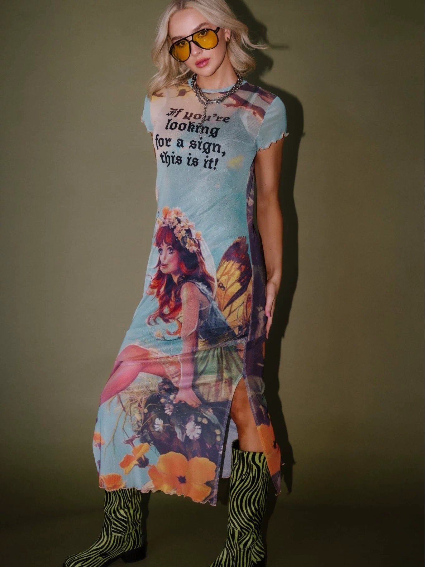 Mad About You Mesh Dress + Slip in Fairy Dust - Dressed in Lala