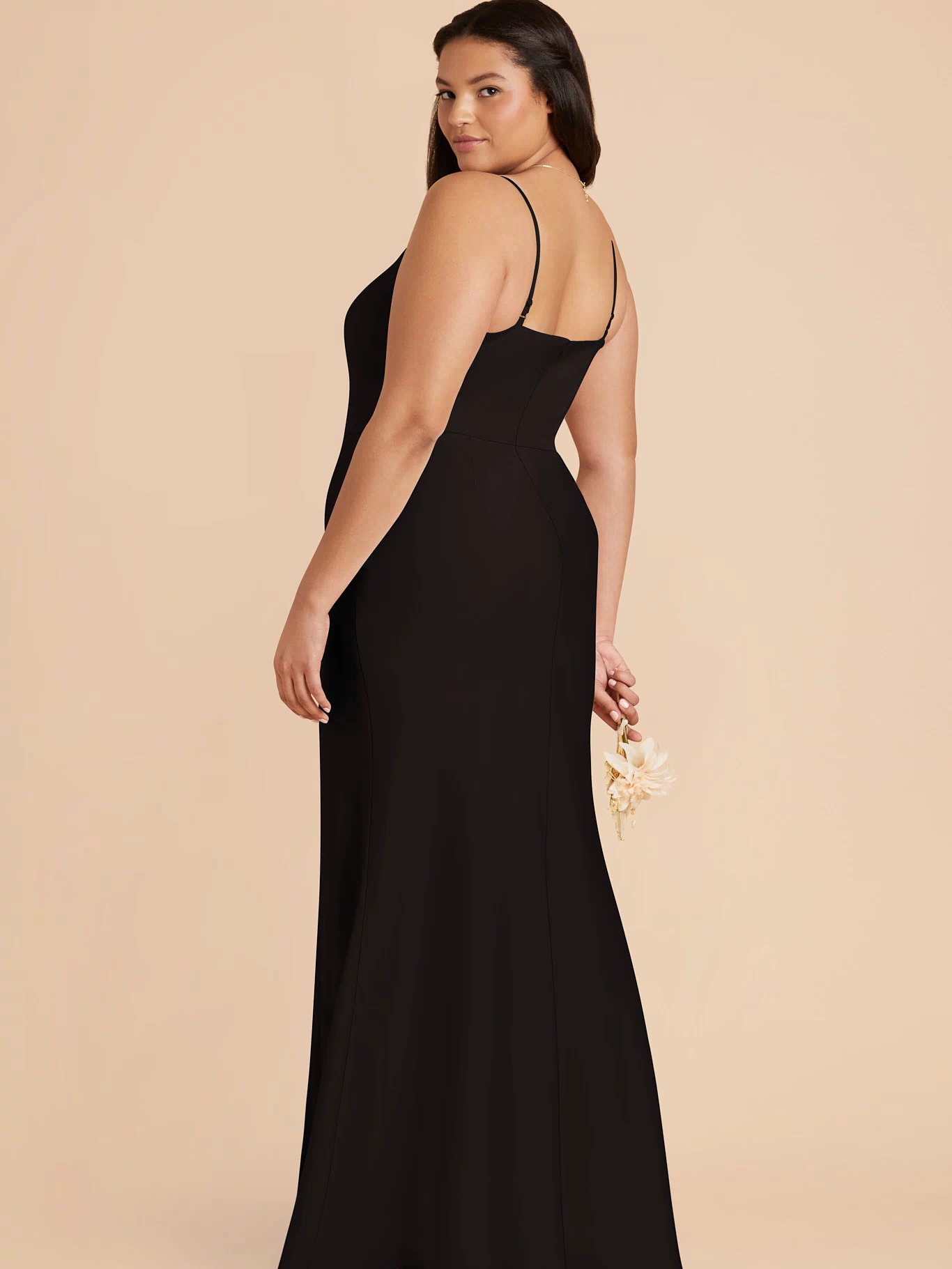 Mai Matte Satin Dress - Black 3X / BLACK / Rush Production