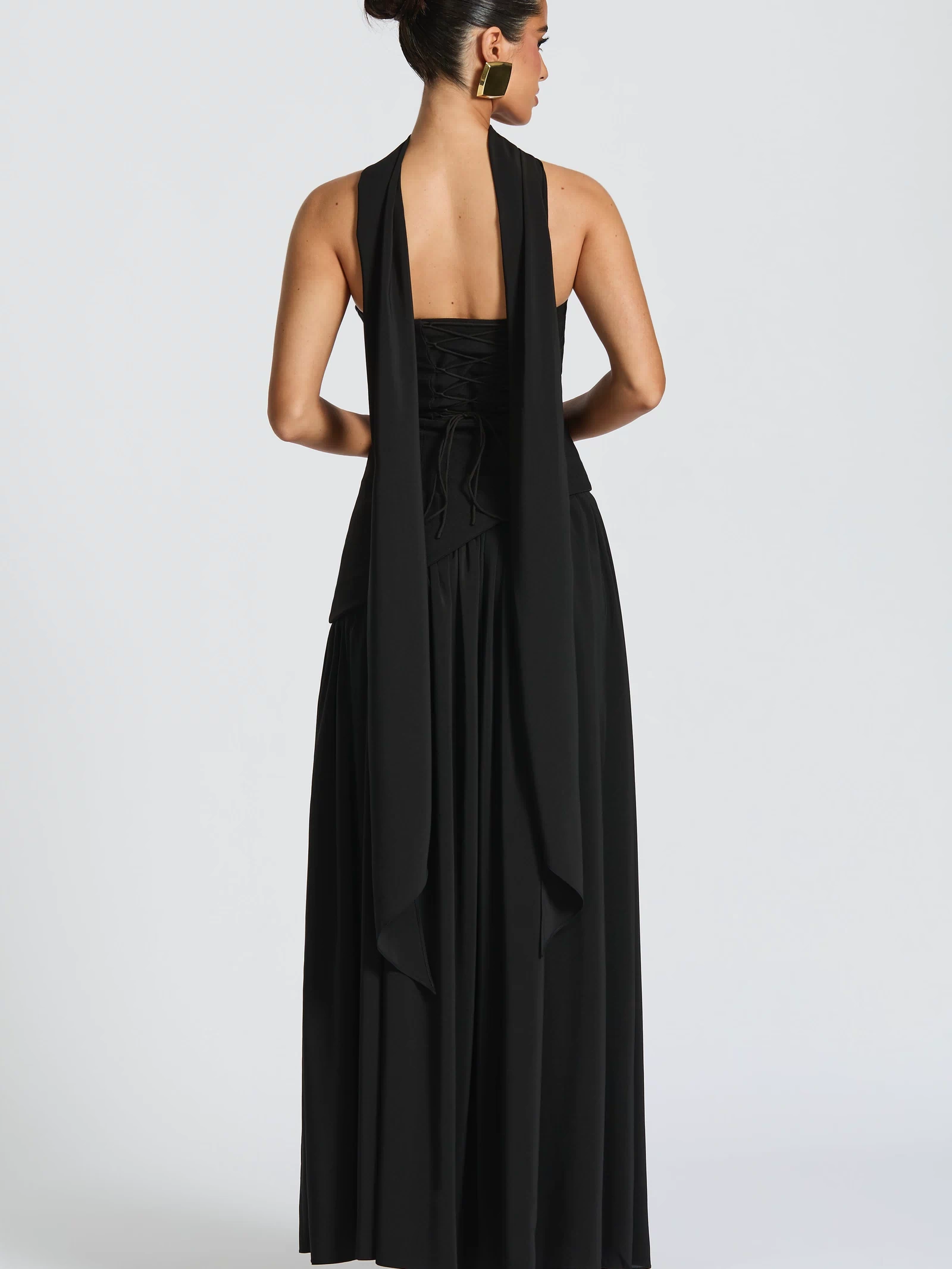 Maliyah Maxi Dress - Black Dress Babyboo Fashion Premium Exclusive Design