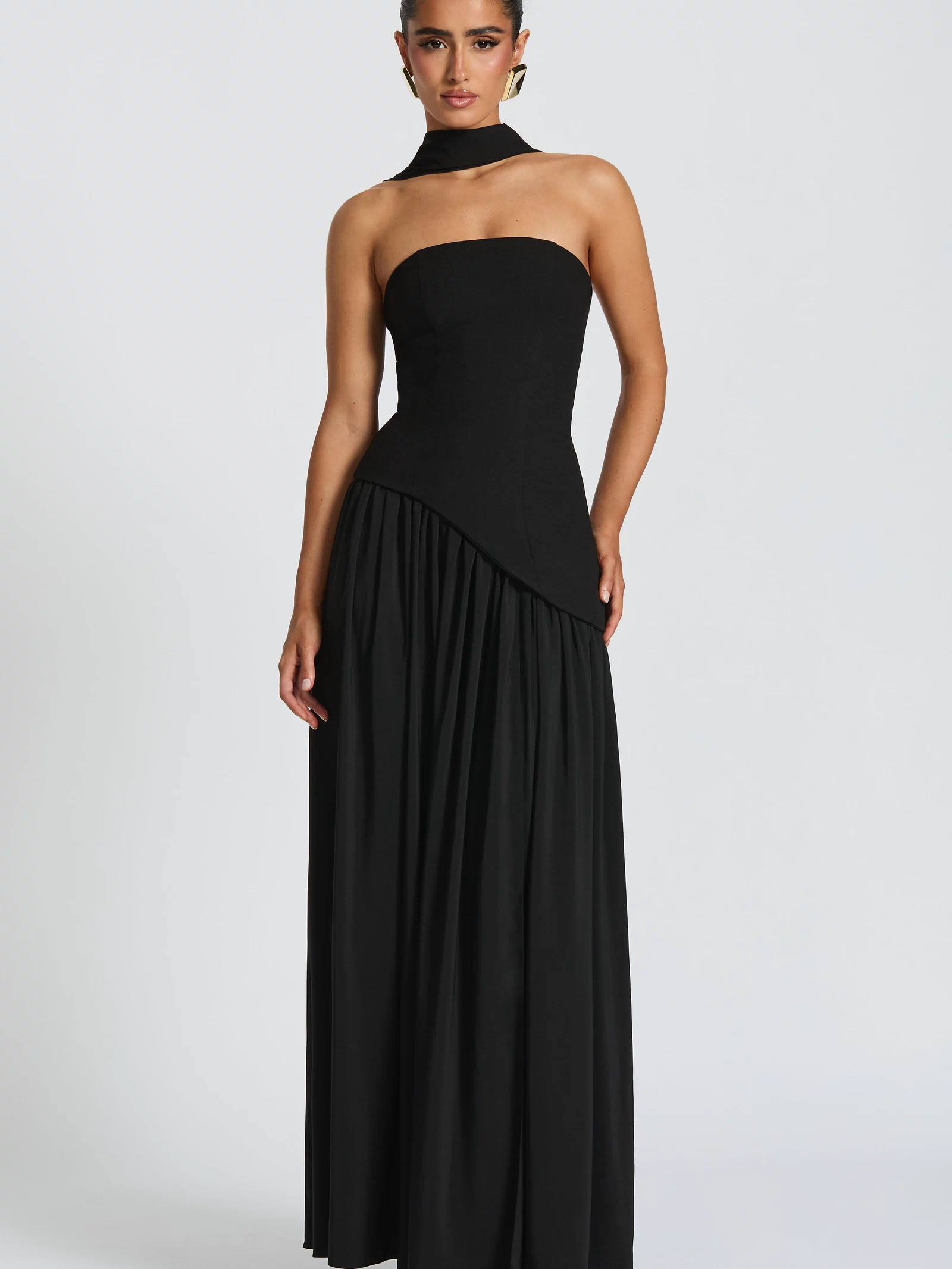 Maliyah Maxi Dress - Black Dress Babyboo Fashion Premium Exclusive Design