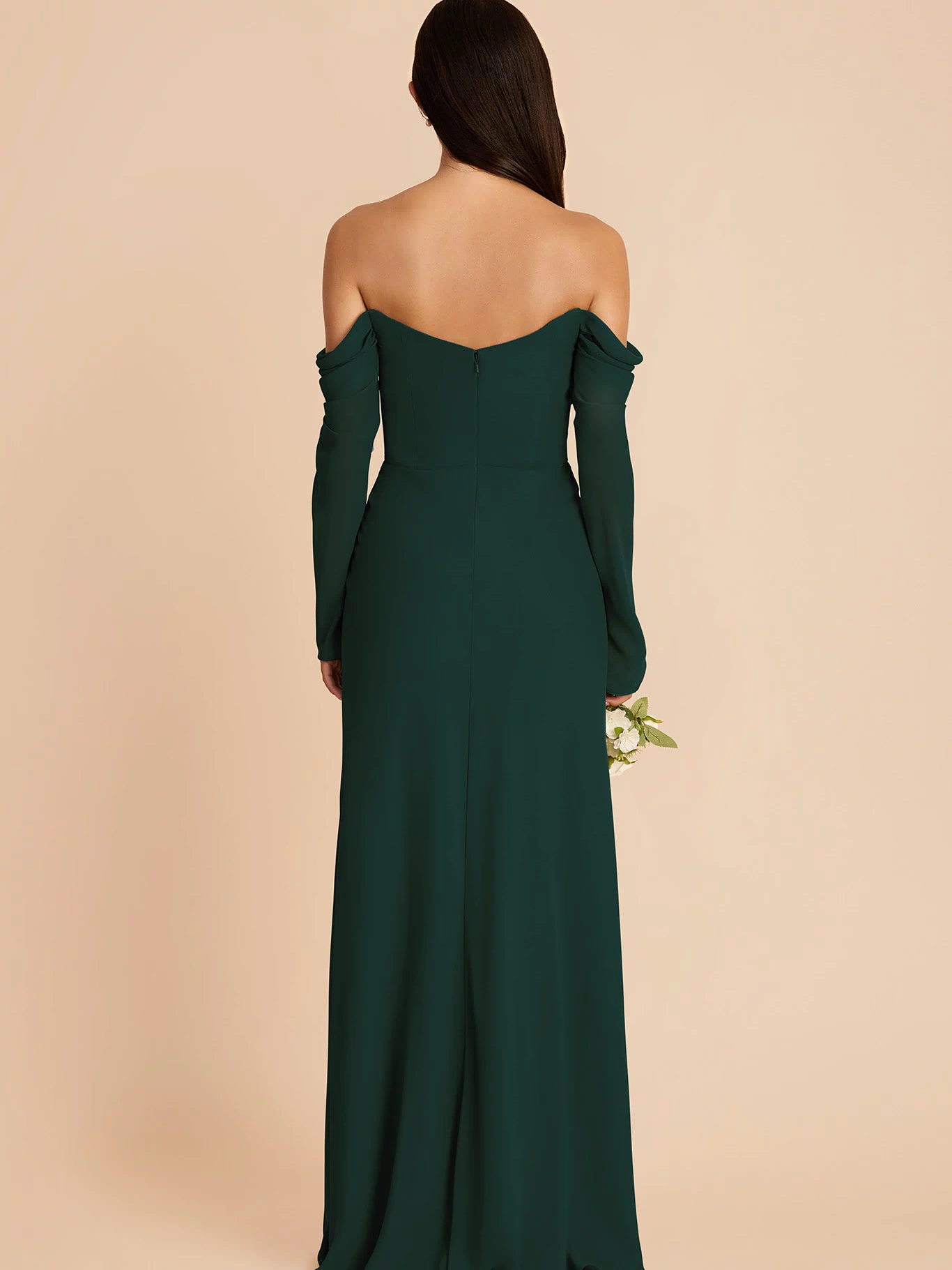 Maya Chiffon Dress - Emerald XXL / EMERALD / Rush Production